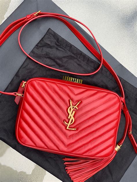 red ysl lou bag|YSL lou bag small.